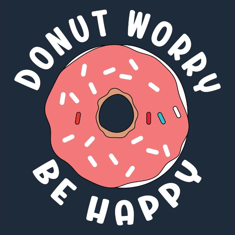 Donut Sorge Sei glücklich
