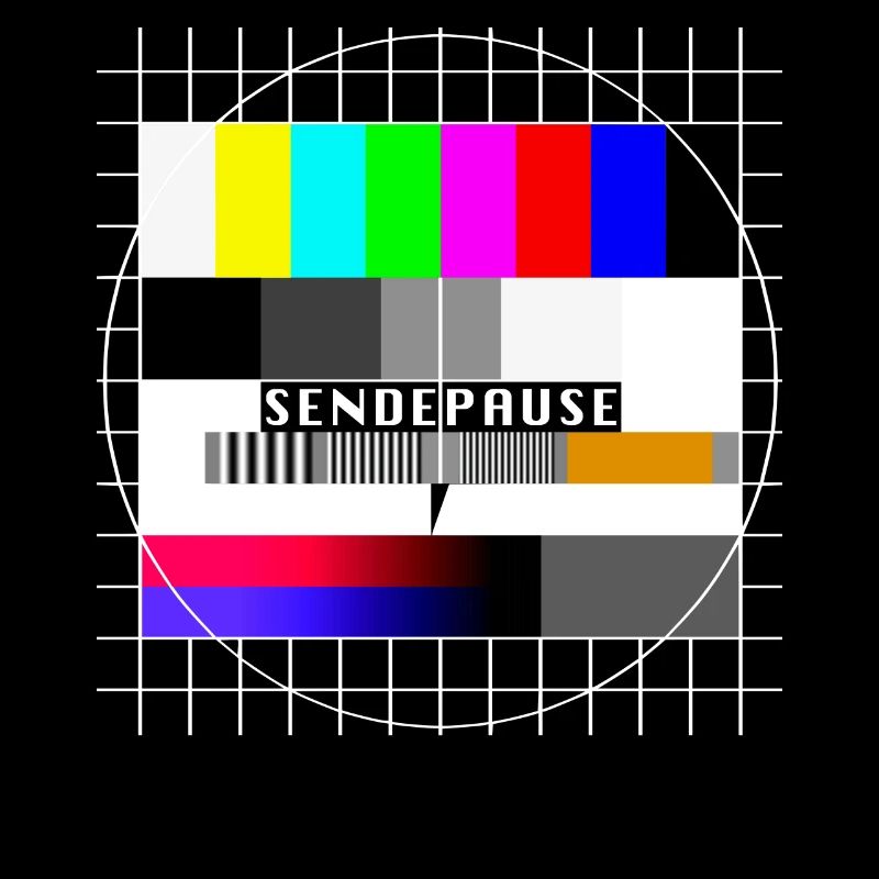 Testbild Sendepause 80er 90er Jahre Party Kostüm