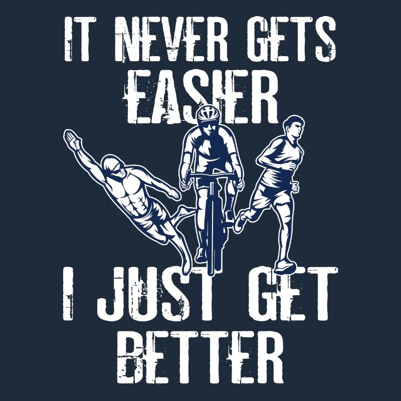 Ce ne sera jamais plus facile le triathlon