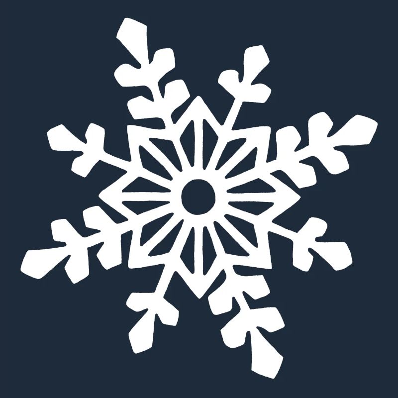 Flocon de neige blanc
