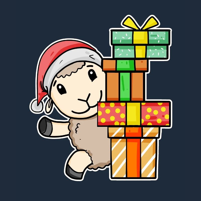 Weihnachten Schaf mit Geschenke