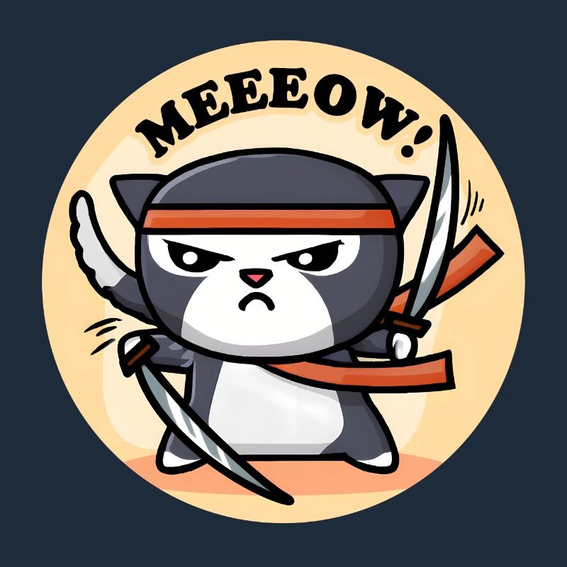 Mignon Chat Ninja