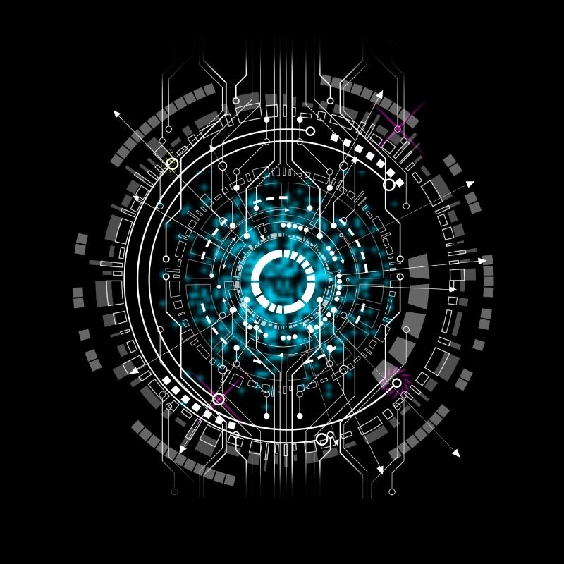 computer Space cpu pc Nerd Circuit Board Warp geek ai ki