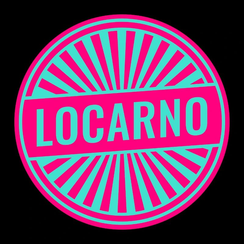 Locarno Neon Round Stamp