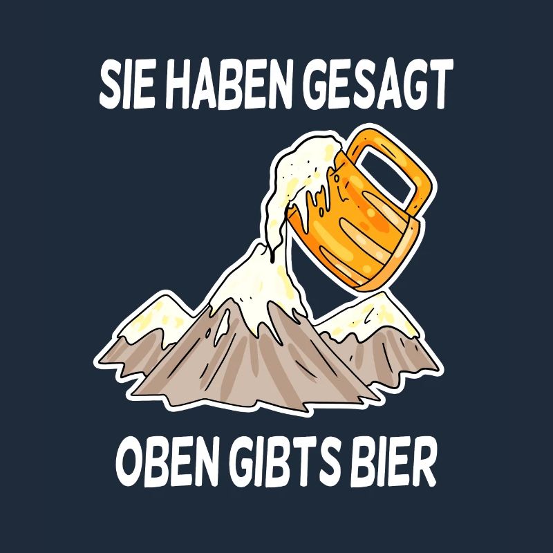Bier Berg Berge Spruch