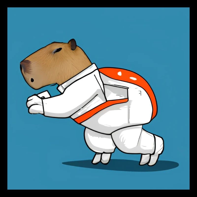 Capybara astronaut