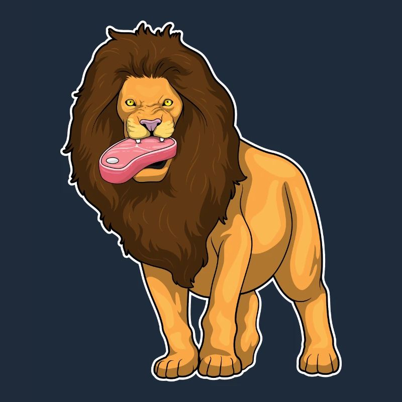 Löwe Fleisch