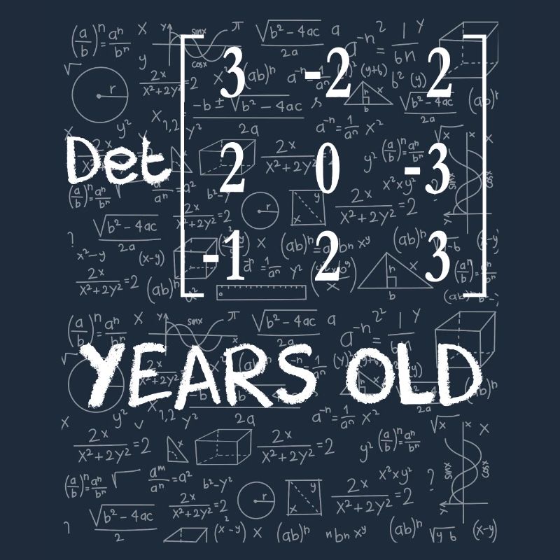 32nd birthday 32 years matrix determinant