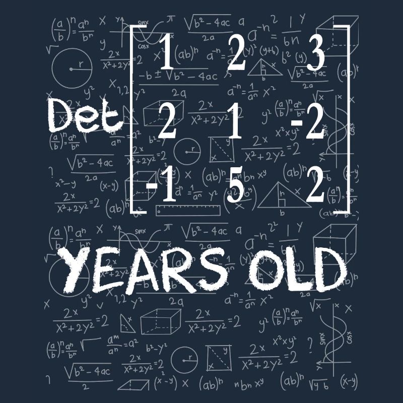 41st birthday 41 years matrix determinant
