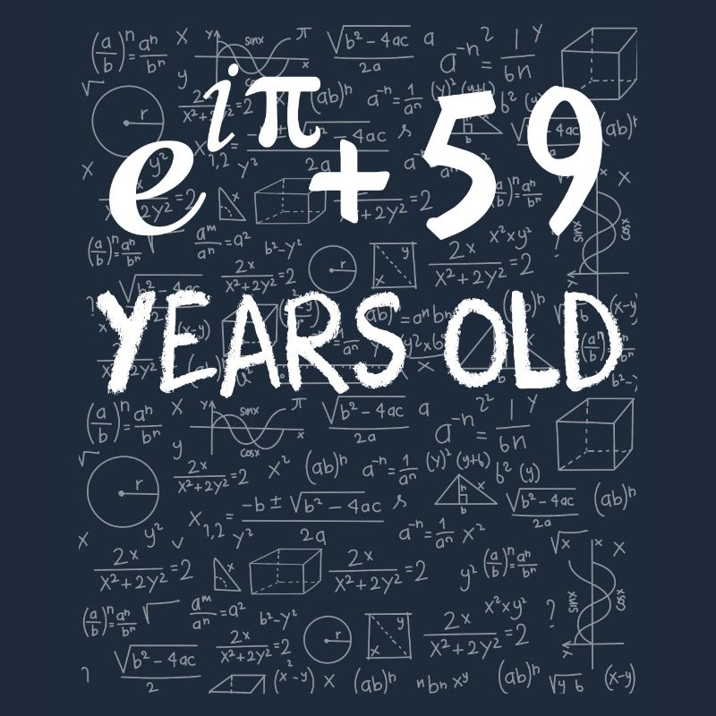 58th Birthday 58 Years Euler Identity Math Gift