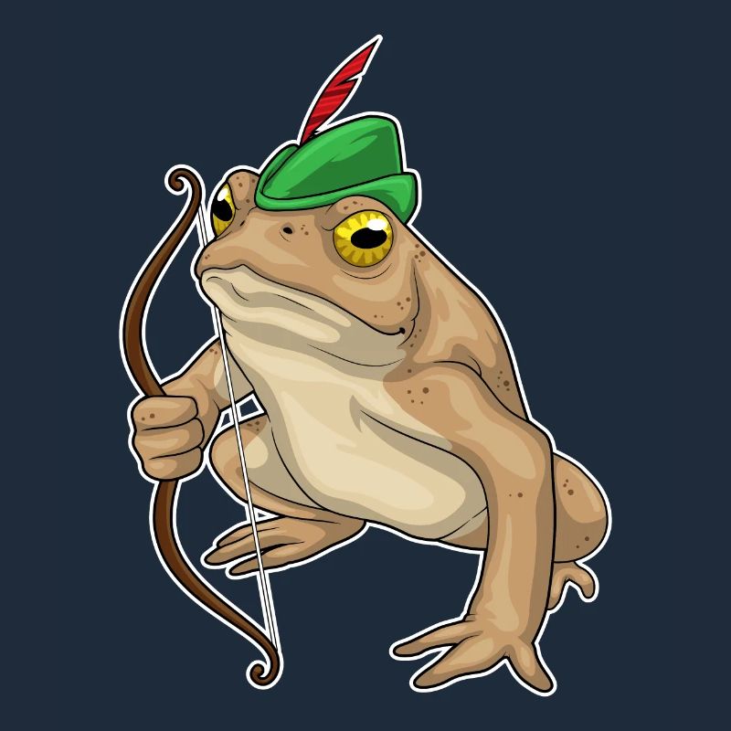 Frosch Bogenschütze Bogen
