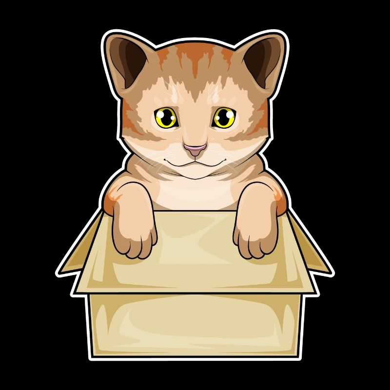 Katze Karton