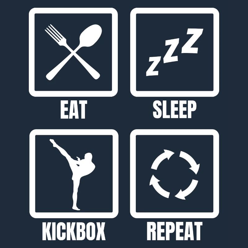 Manger du sommeil Kickbox Répéter