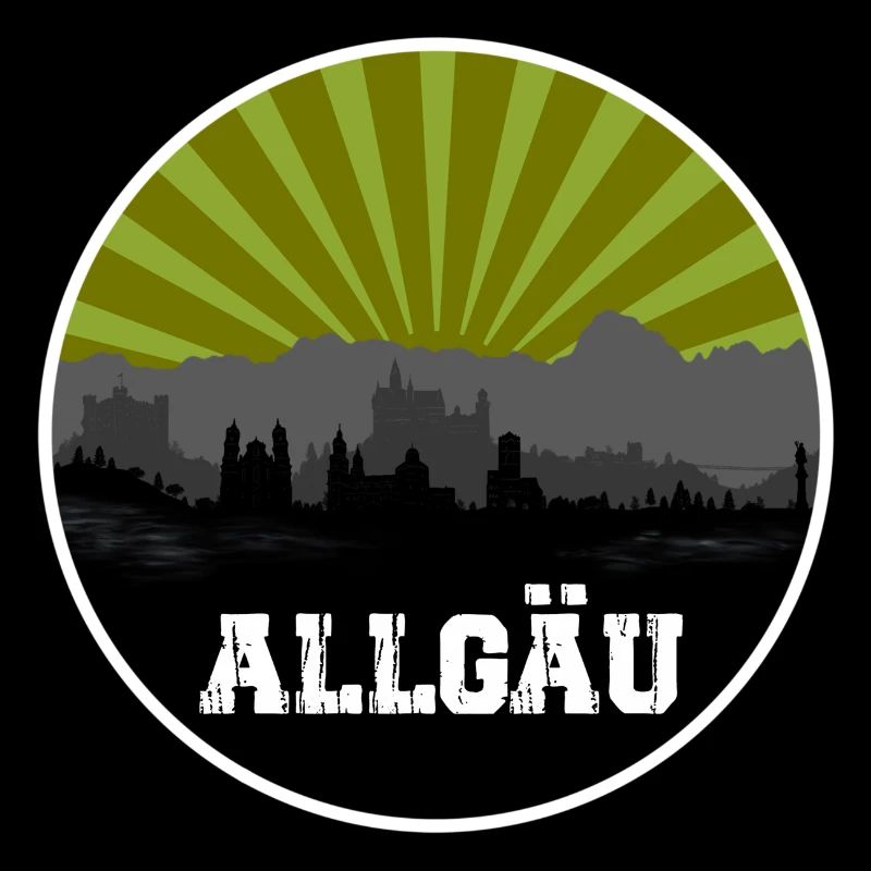 Allgäu Retro Skyline