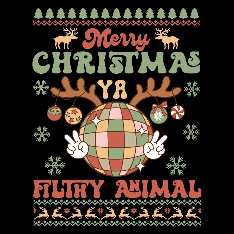 Pull de Noël moche