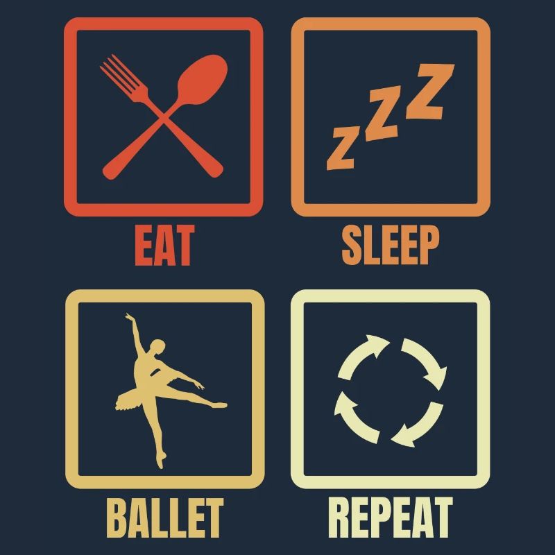 Manger dormir Ballet Répéter