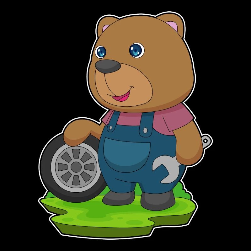 Bear Mechanic Car Tire