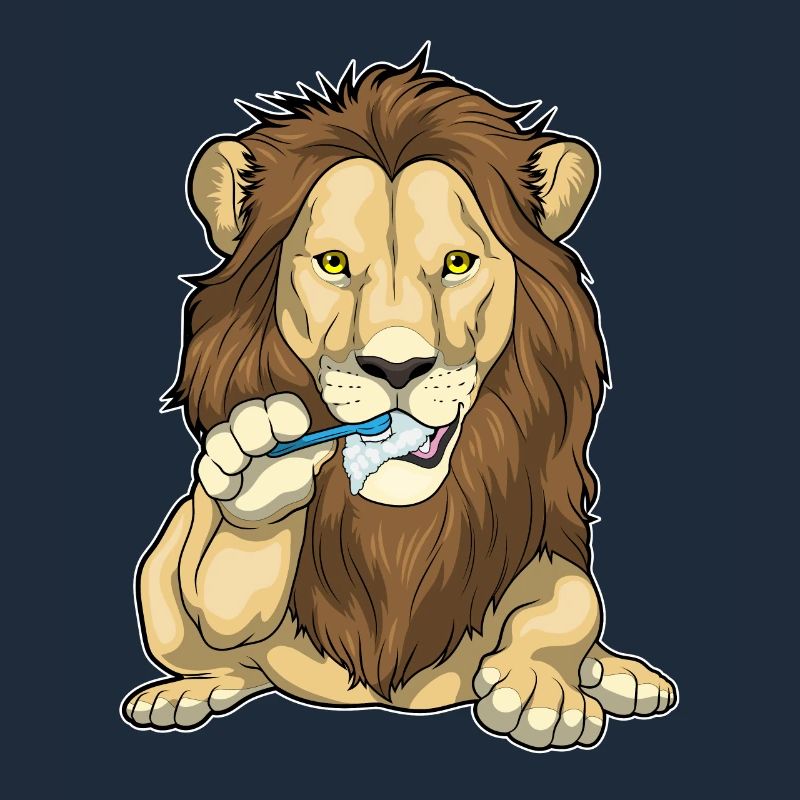 Brosse à dents Lion Brushing