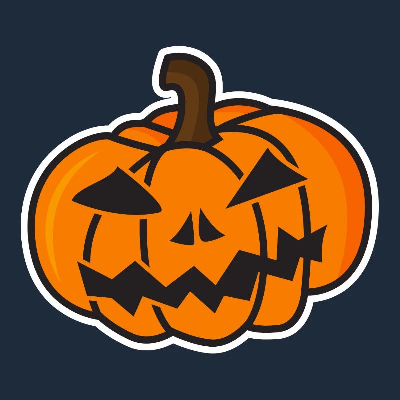 Funny Halloween Pumpkin Mock-up