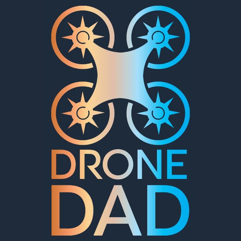 drone dad colors drone pilot icon icon logo