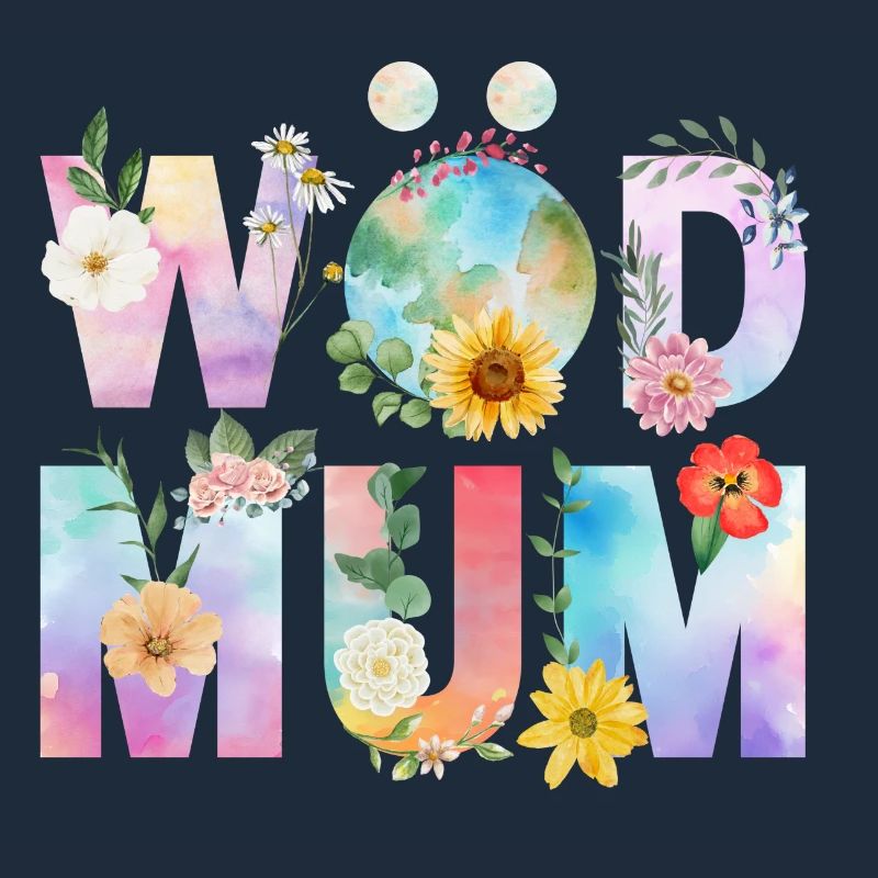Wöd Mum - Welt Mum, beste Mama, Muttertag
