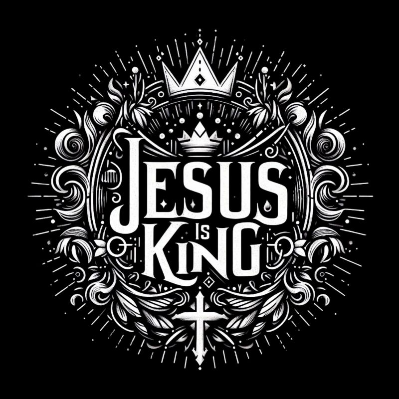 Jesus is King Coronation Ornament