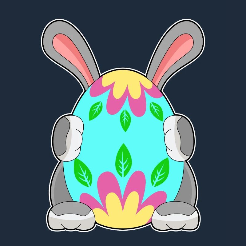 Cachette d’oeuf de Pâques lapin de Pâques