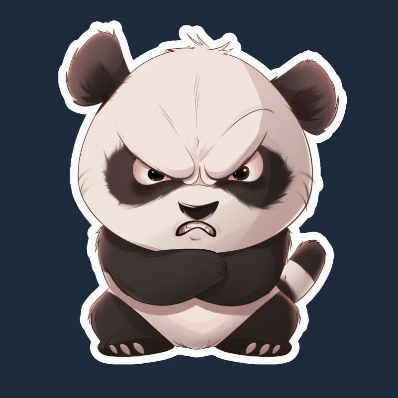 Mignon bébé panda panda cassé