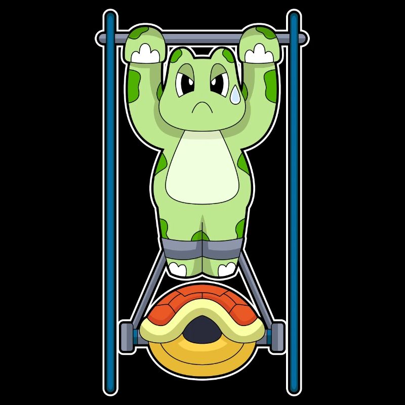 Turtle Bodybuilder Pull-ups Bodybuilding