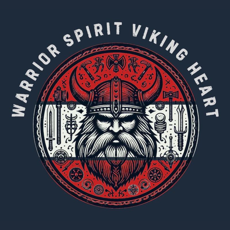 Viking Heart Warrior Emblem