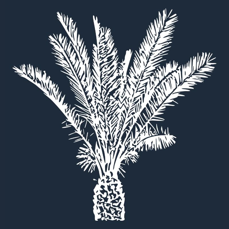 Palm Tree White