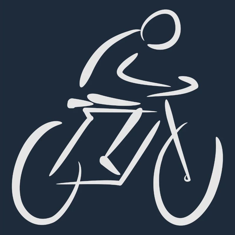 Cyclists on bicycles