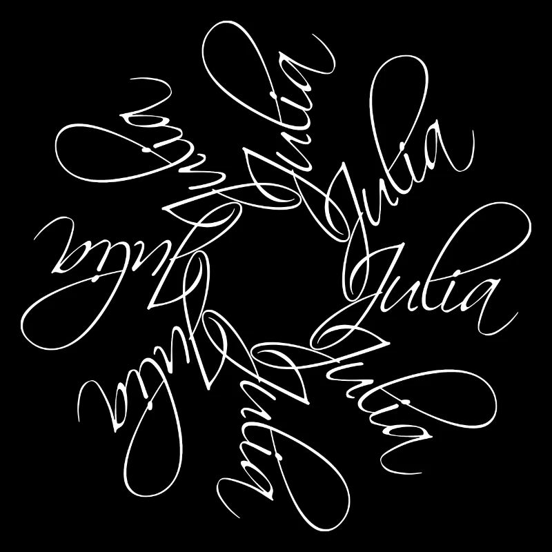 Julia Name Namensmandala