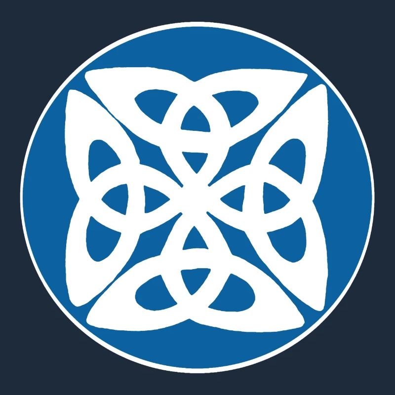 Blue Celtic symbol