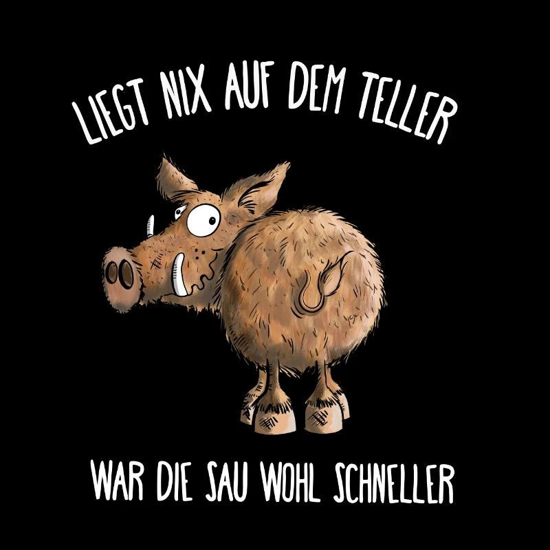 Wildschein Liegt nix auf dem Teller Jagd
