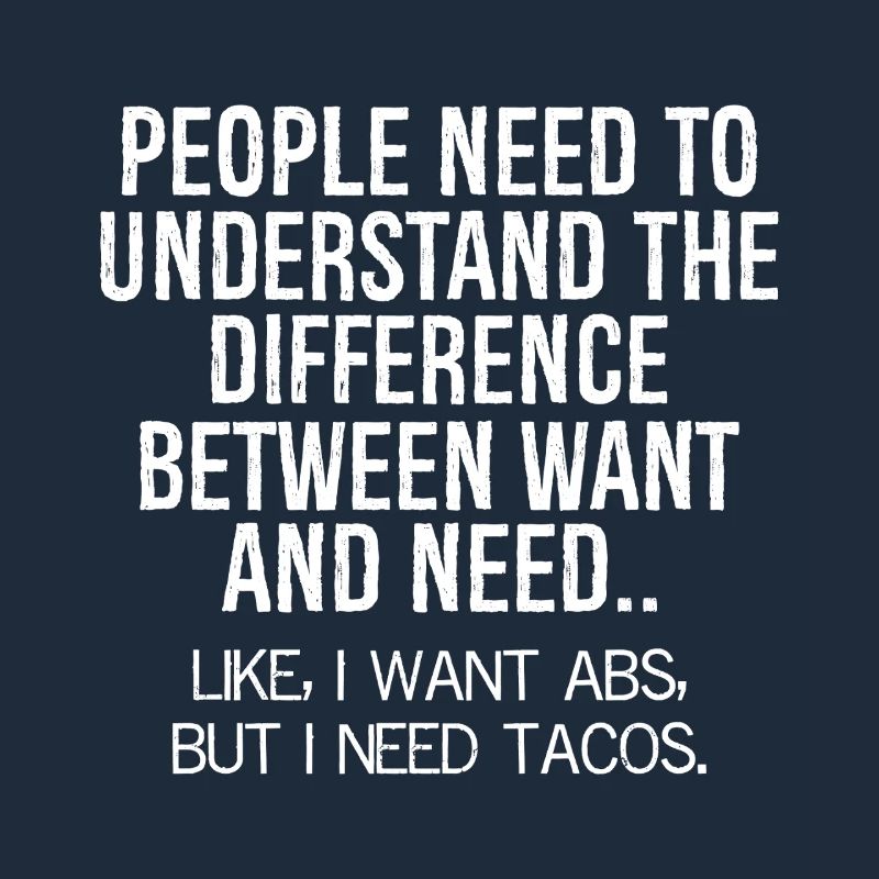 people need to understand the difference between