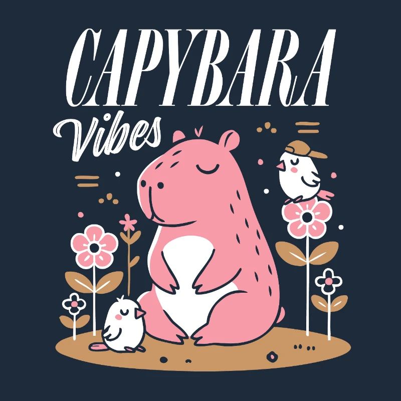 Relaxed Capybara Vibes