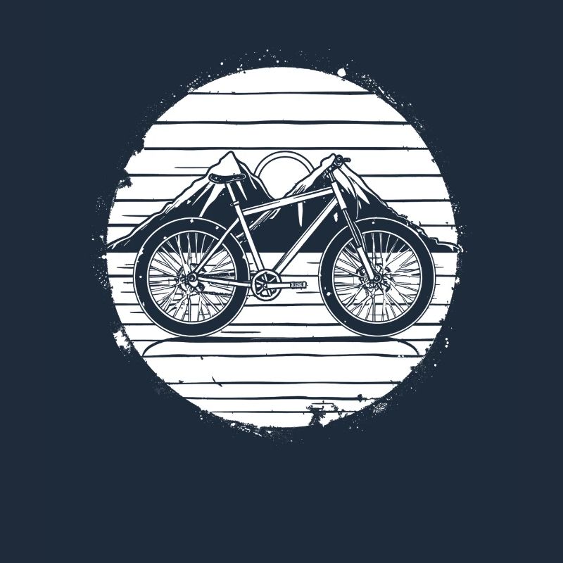 Graphique cycliste de VTT