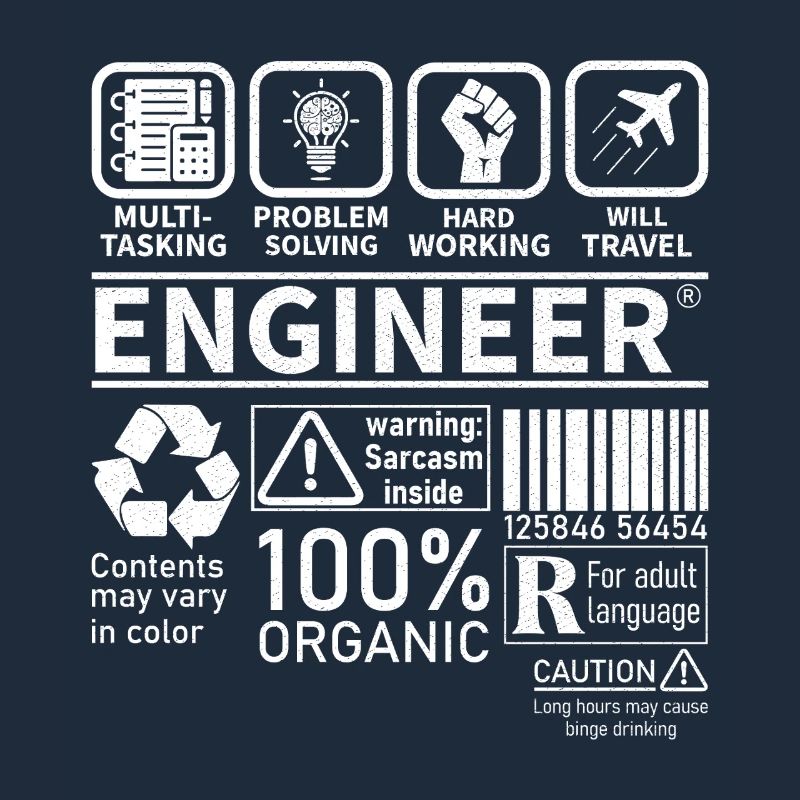 engineer multitasking problem solving hard working