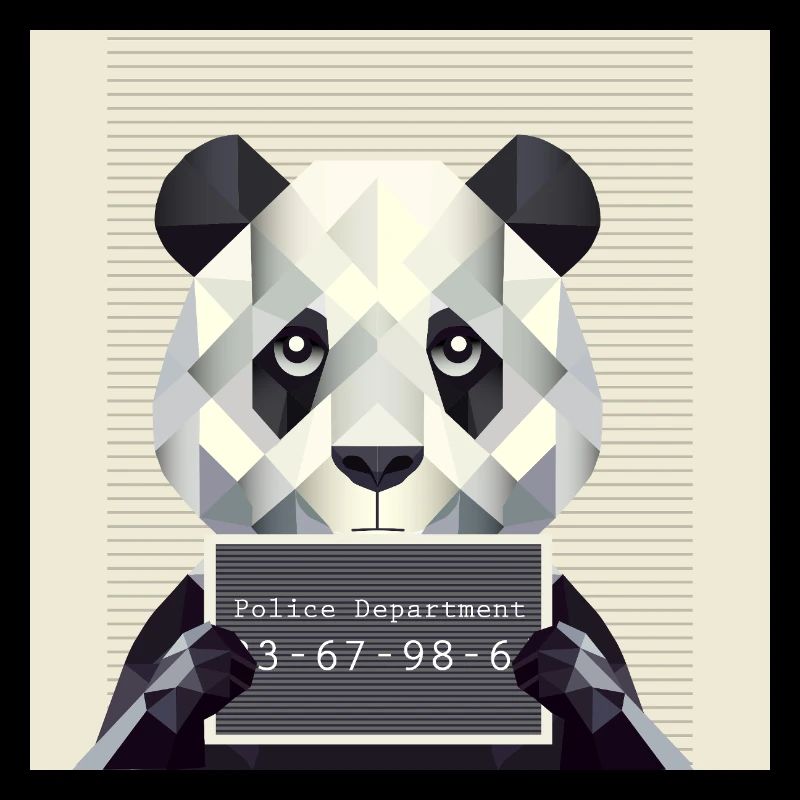 Panda Mugshot – Caught with animals!