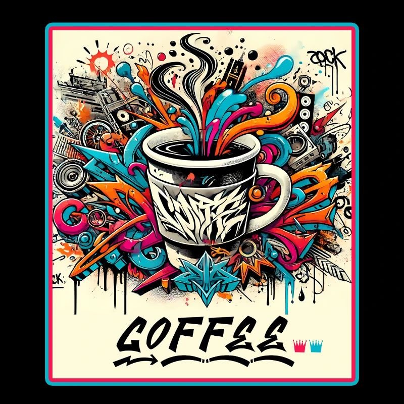 Coffee Graffiti Explosion