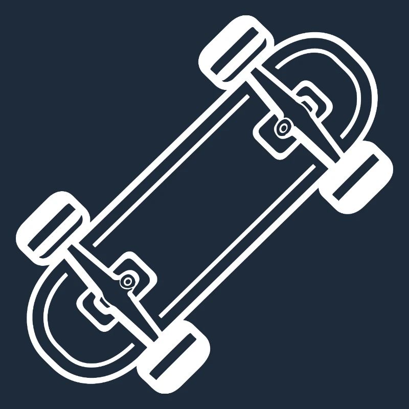 Skateboard Comic-Stil