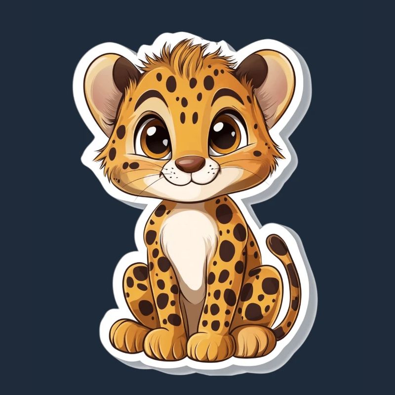 Guépard mignon