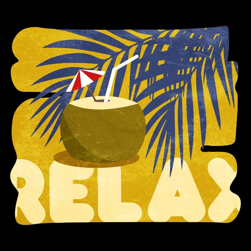 Relaxed, summer, comical, cocktail atmosphere