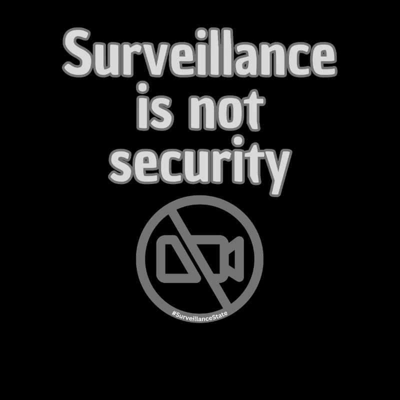 Surveillance Is Not Security Statement Motiv
