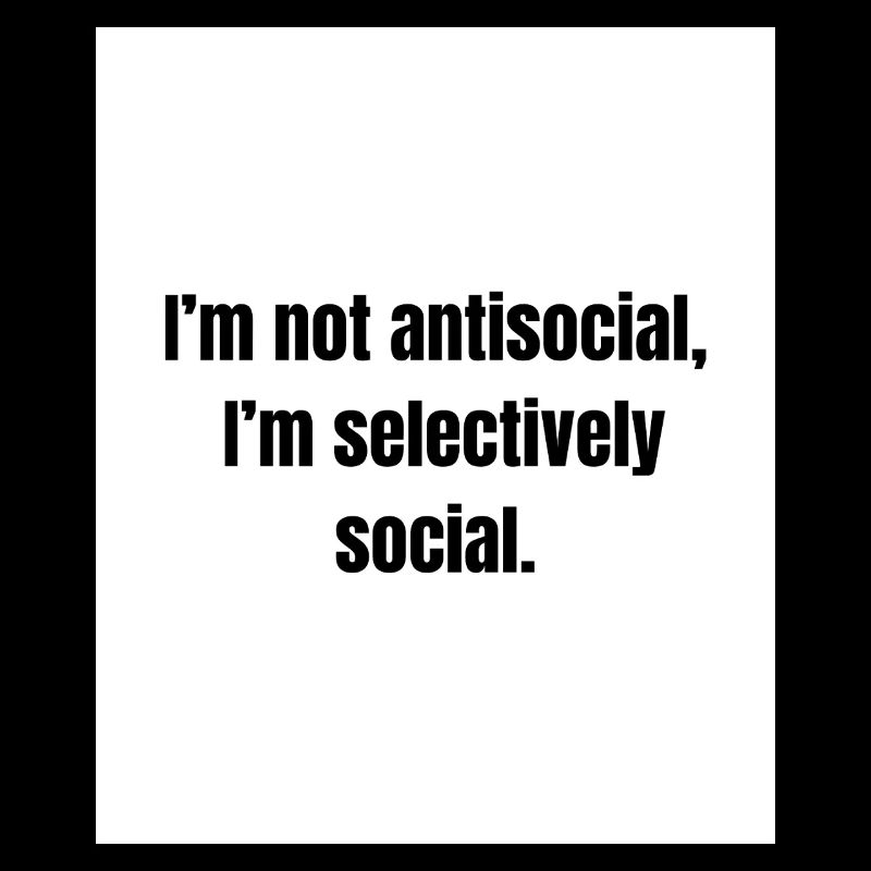 Selektiv sozial – introvertierte Definition