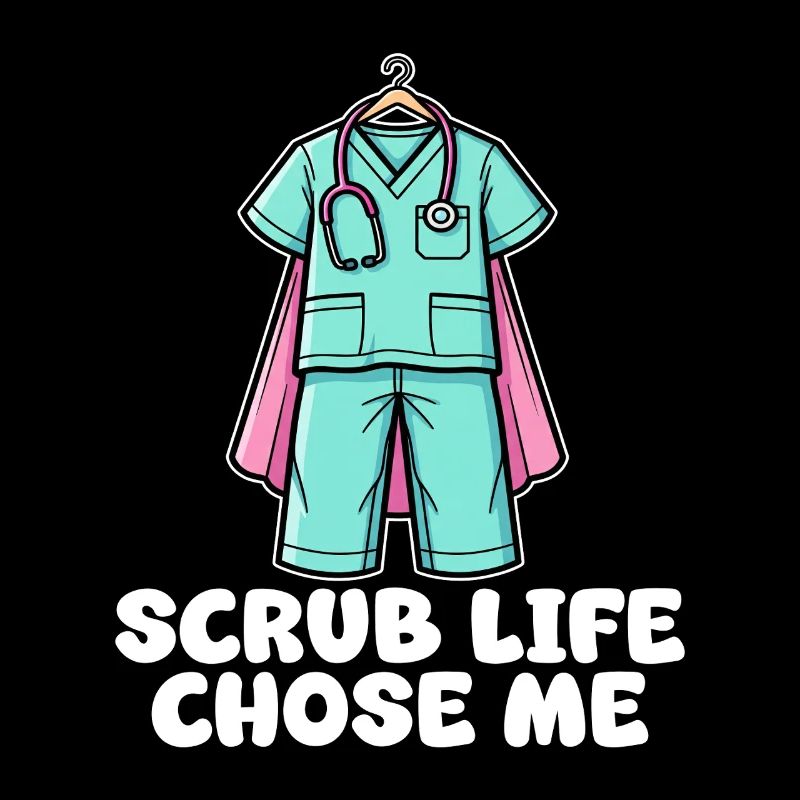 SCRUB LIFE CHOSE ME - KRANKENSCHWESTER GESCHENK