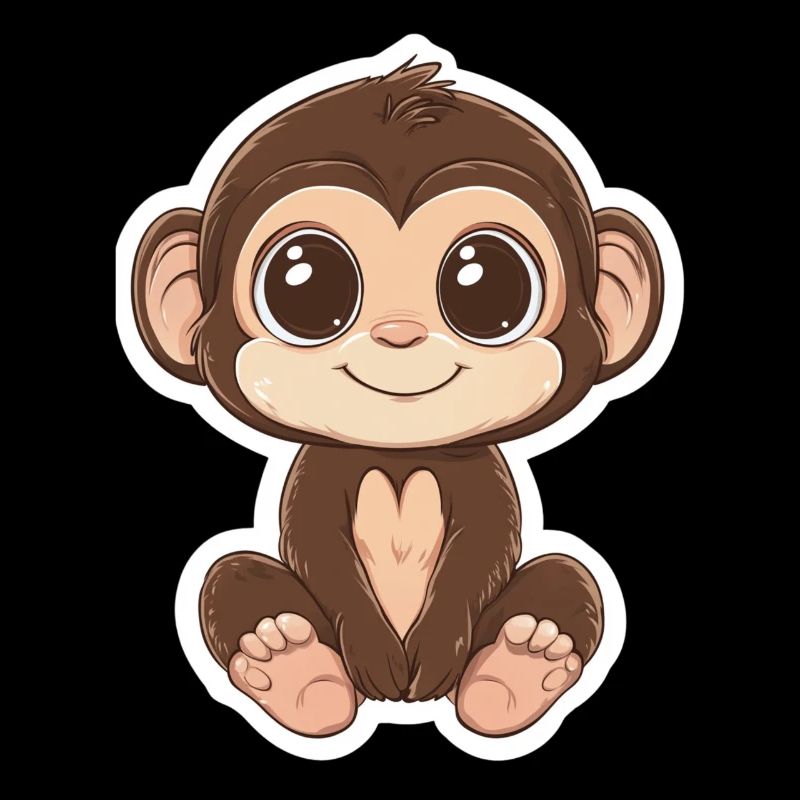 Monkey Cute Monkey Gift for Monkey Fans
