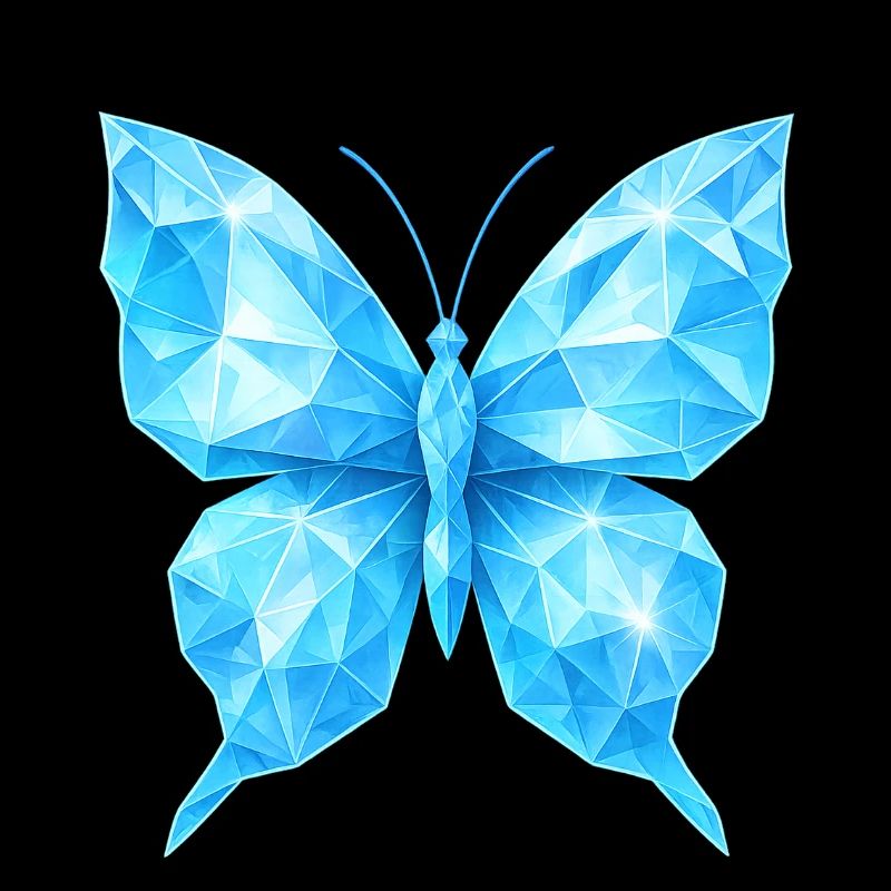 Diamond Butterfly | Geometric elegance