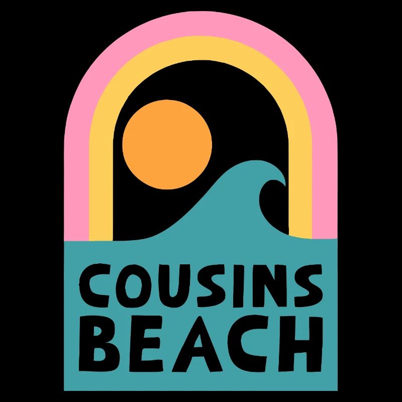 Cousins Beach – Retro Sunset Design